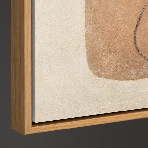 Pintura texturizada – Lienzo pintado a mano “Equilibrio de contrastes”