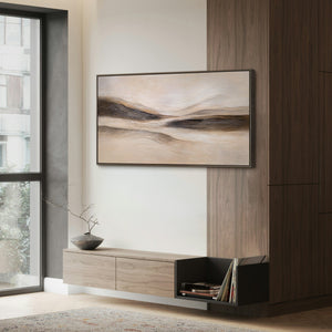 Pintura Moderna sobre Lienzo “Huellas del Viento” – Paisaje Abstracto Pintado a Mano