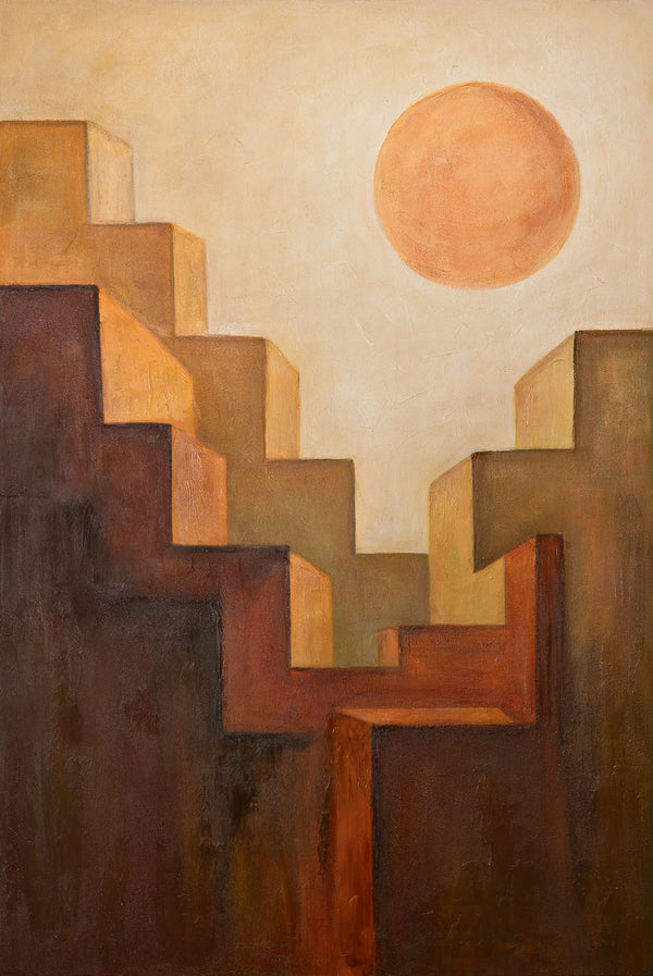 Handgemaltes Acrylbild auf Leinwand