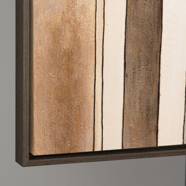 Lienzo abstracto «Ciudad de Figuras» – Cuadros modernos para el salón