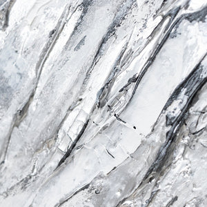 Nahaufnahme Acrylstruktur Berglandschaft modern