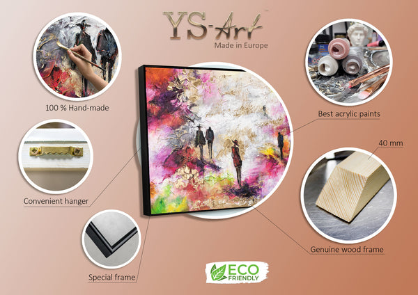 Abstrakte Wandkunst modern