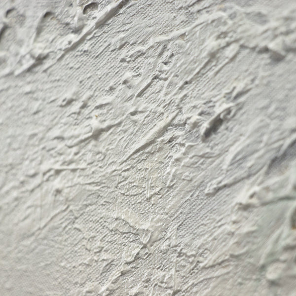 Strukturierte Oberfläche des Wandbilds mit feiner Textur