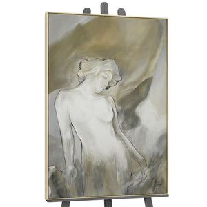 Pintura Acrílica Pintada a Mano “Rotterdam” – Cuadro Abstracto Moderno sobre Lienzo con Marco