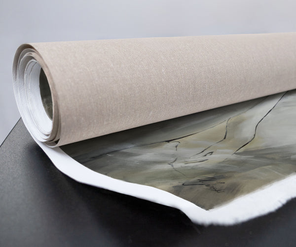 Pintura Acrílica Pintada a Mano “Rotterdam” – Cuadro Abstracto Moderno sobre Lienzo con Marco