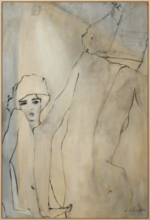 Pintura Acrílica Pintada a Mano “Ámsterdam” – Cuadro Moderno sobre Lienzo con Marco