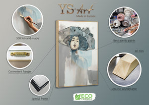 Handgemaltes Leinwandbild Acryl