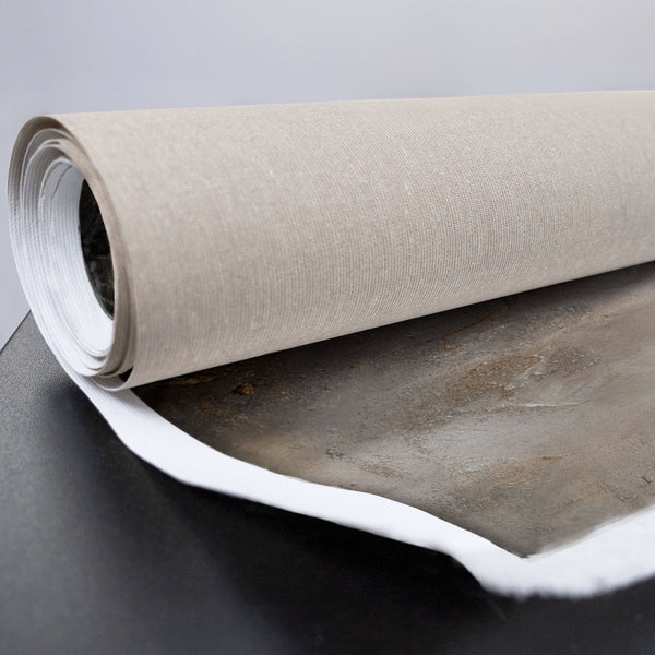 Gerolltes Gemälde auf Leinwand, ungespannt