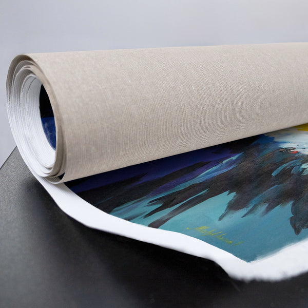 Leinwandbild "Löwengrazie" – Abstrakter Löwe in intensiven Farben