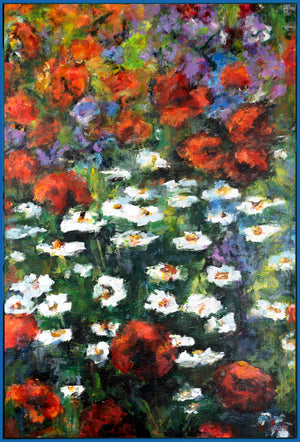 Handgemaltes Acrylbild auf Leinwand