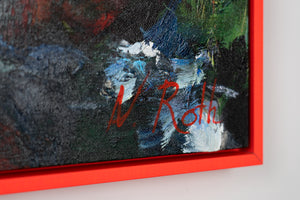 Rückseite Leinwand mit Rahmen