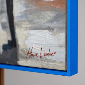 große wanddeko mit Blau Rahmen