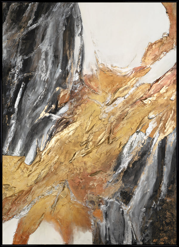 Künstlerische Acrylmalerei Struktur Deko