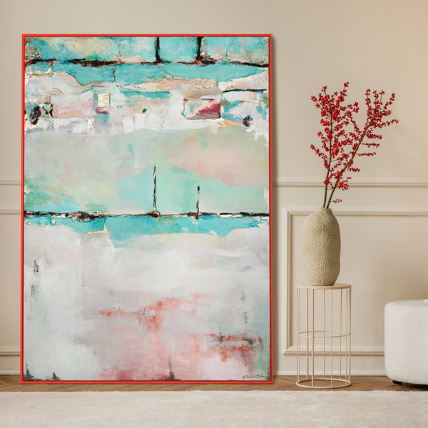 Bild an Wand im modernen Raumkontext