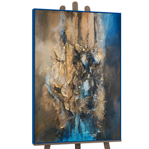 Leinwandkunst Acryl Textur Handgemalt