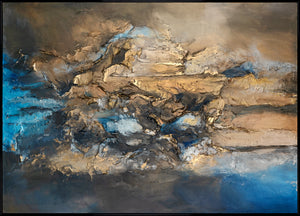 Acrylmalerei auf Leinwand Detail