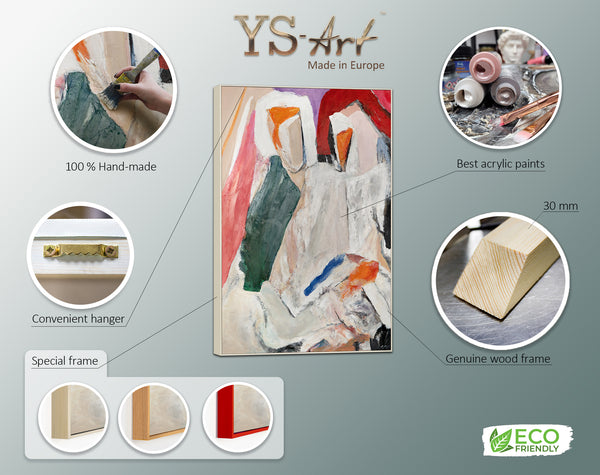 Abstrakte Wandkunst auf Leinwand