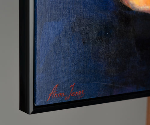 Cuadro Moderno para Salón "Feminidad" Silueta de Mujer Elegante Pintada a Mano