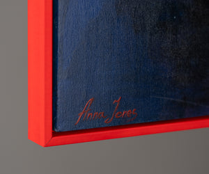 Cuadro Moderno para Salón "Feminidad" Silueta de Mujer Elegante Pintada a Mano