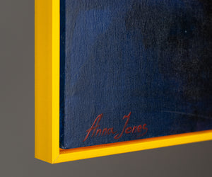 Cuadro Moderno para Salón "Feminidad" Silueta de Mujer Elegante Pintada a Mano