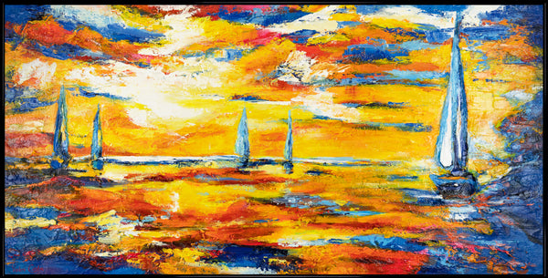 Acryl Wandbild Struktur Modern Deko