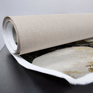 Leinwand mit Baum des Reichtums in Gold, Gesamtansicht