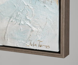 Tríptico abstracto con marco gris "Patrones abstractos" decoración moderna