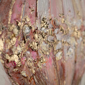 gemalte bilder Nahaufnahme Goldakzente im Himmel