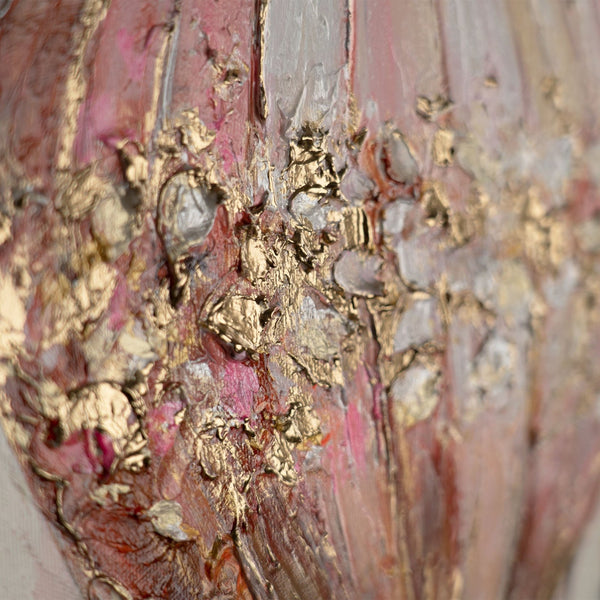 gemalte bilder Nahaufnahme Goldakzente im Himmel