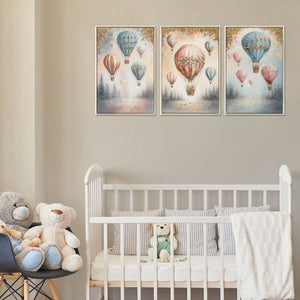 Triptychon im Kinderzimmer Ambiente