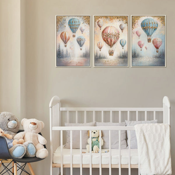 Triptychon im Kinderzimmer Ambiente