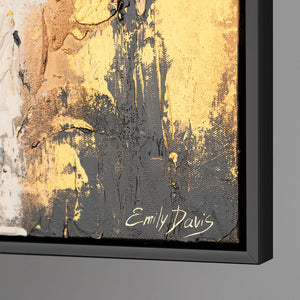 Signatur am Rand – handgemaltes Acrylbild auf Leinwand