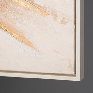 Rand mit Signatur – hochwertiges Gemälde auf gespannter Leinwand