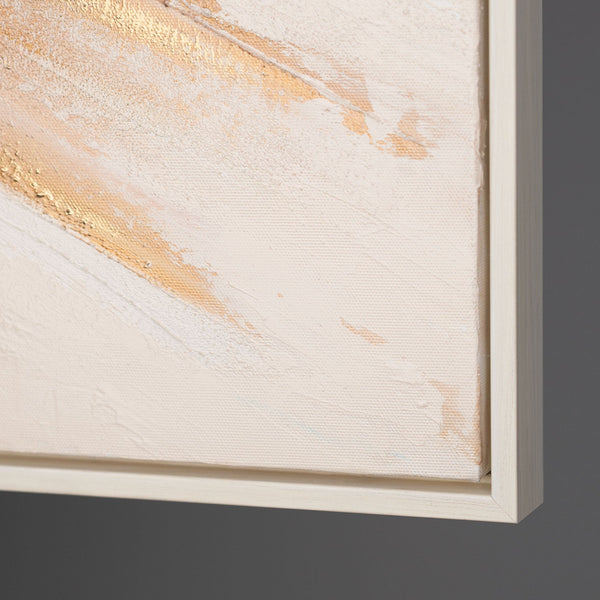 Rand mit Signatur – hochwertiges Gemälde auf gespannter Leinwand