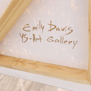 Signatur des Künstlers Handgemalt