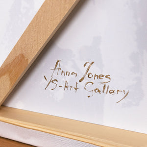 Signatur des Künstlers Handgemalt