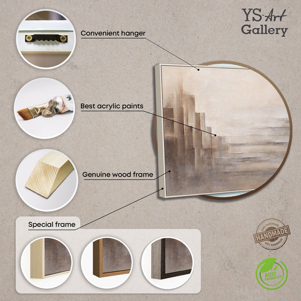 Handgemalte Acrylkunst Strukturmalerei