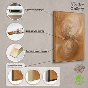 Handgemalte Acrylkunst Strukturmalerei