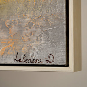 Moderne Acrylkunst Porträt Frau Gesicht Farbe Textur