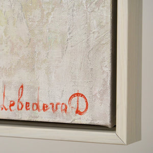 Cuadros acrílicos sobre lienzo "Jirafas" con marco – Arte moderno