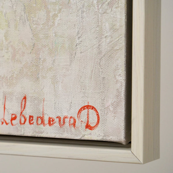 Cuadros acrílicos sobre lienzo "Jirafas" con marco – Arte moderno