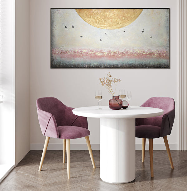 Cuadro decorativo para salón "Energía del Sol"