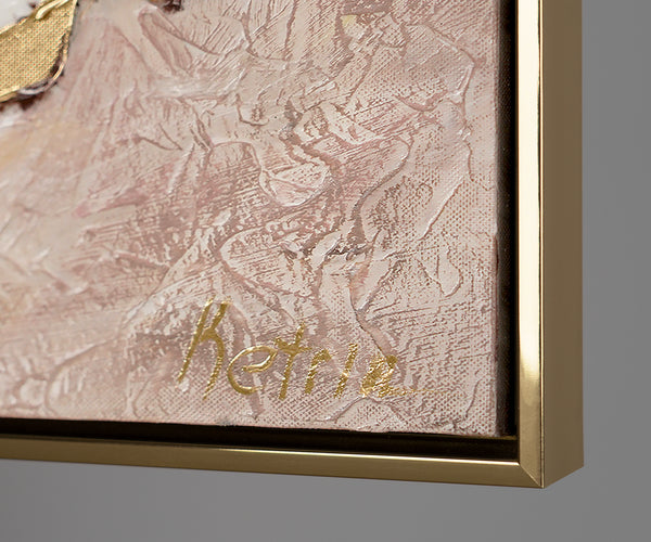 Pintura Acrílica Hecha a Mano "Malva"