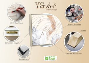 Moderne Wanddeko handgemalt