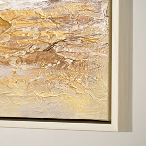 Pintura Abstracta Hecha a Mano "Deslumbramiento Solar"