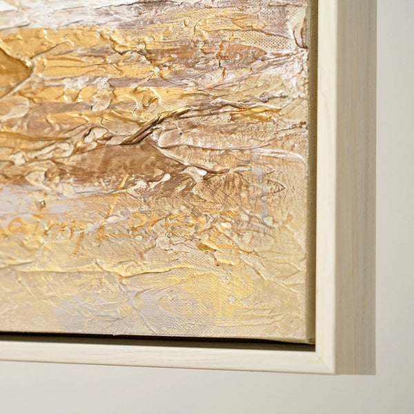 Pintura Abstracta Hecha a Mano "Deslumbramiento Solar"