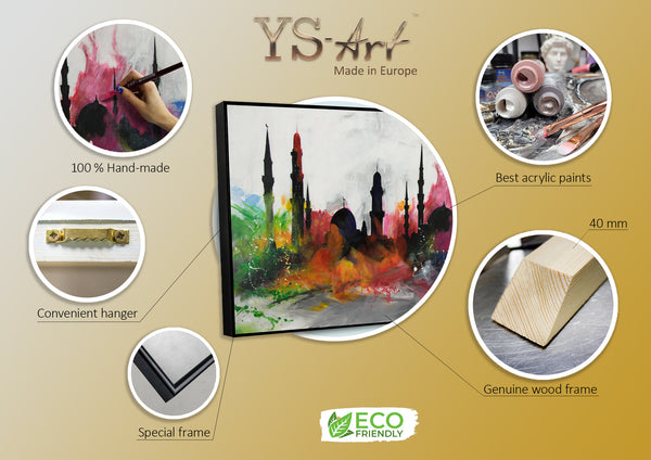 Abstrakte Wandkunst auf Leinwand