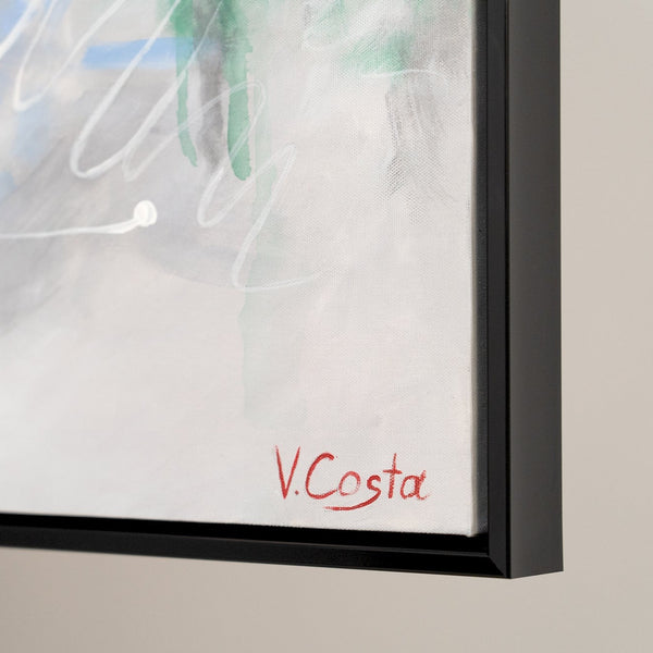 Cuadro de Arte Abstracto Paisaje en Acrílico "Berlín"