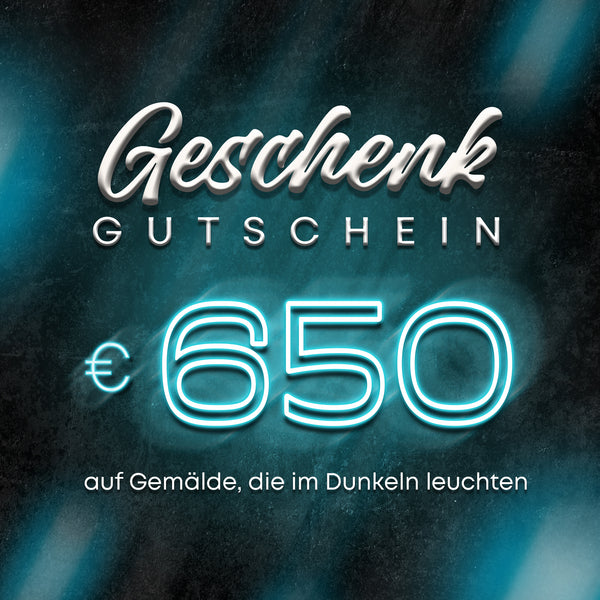 Geschenkgutschein für ein beeindruckendes Gemälde