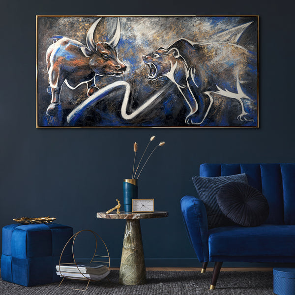 Handgemaltes Nachtleuchten Gemälde